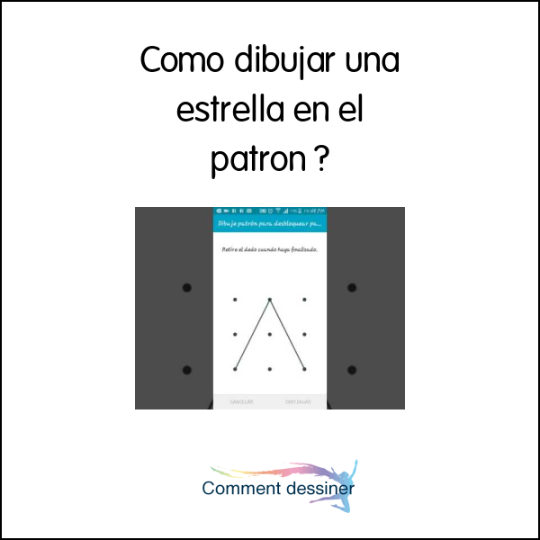 Como dibujar una estrella en el patron